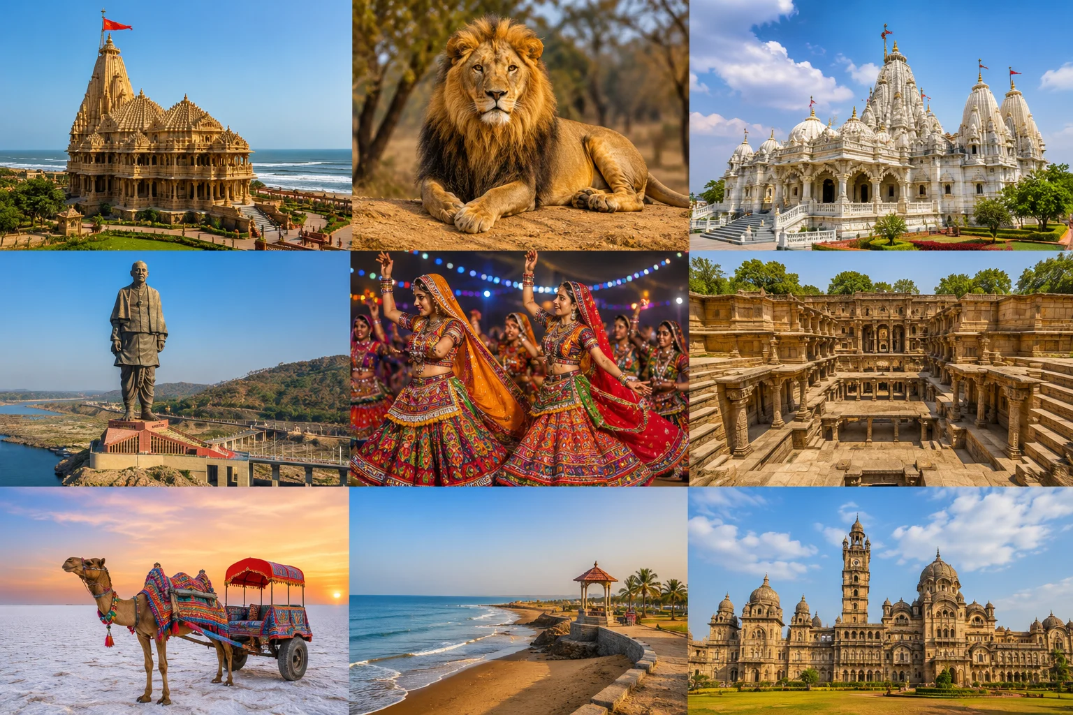 Gujarat Tour Packages From Delhi – Visit Dwarka, Somnath & Gir