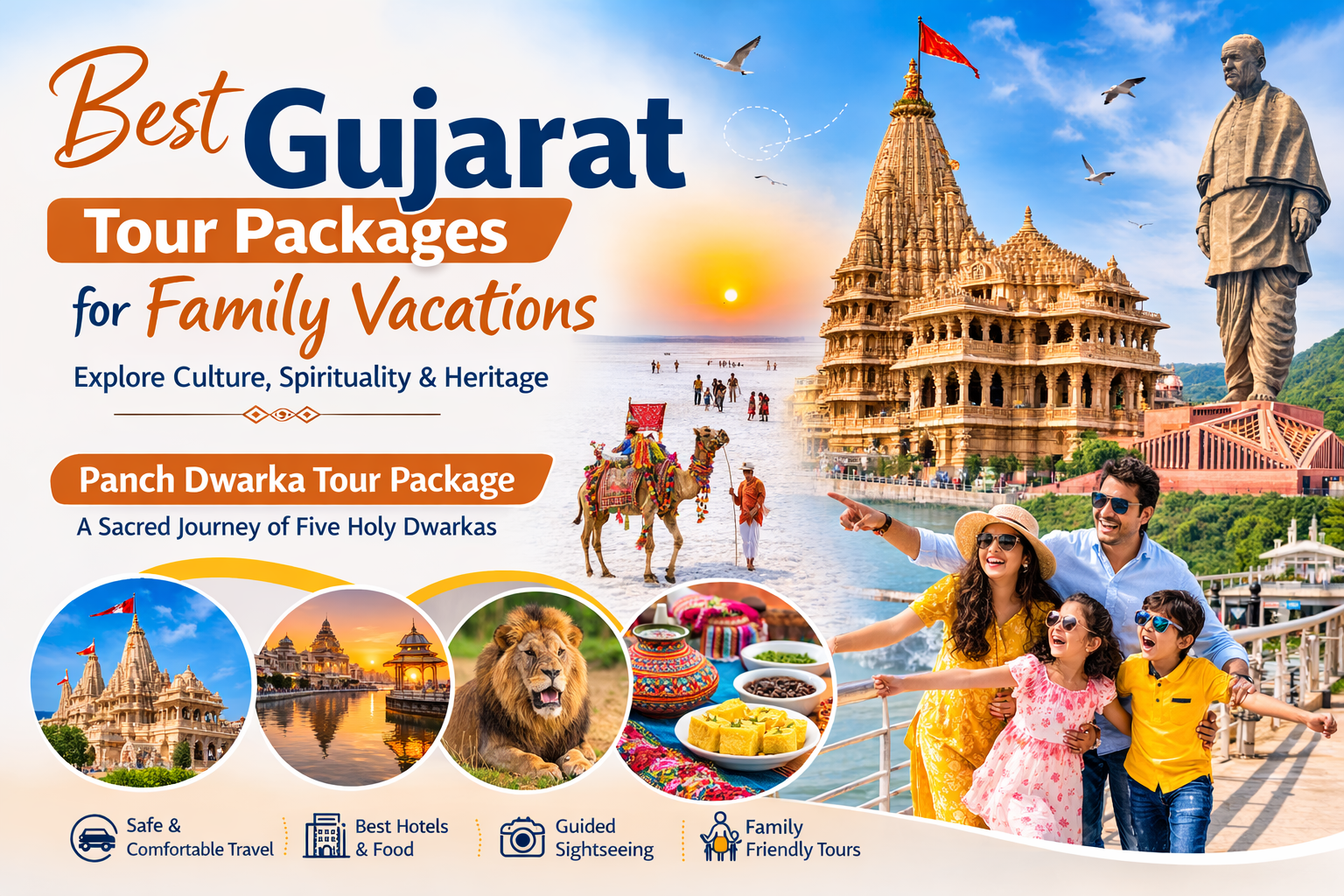 Best Gujarat Tour Packages for Family Vacations